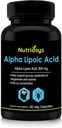 ALA Supplement – Alpha Lipoic Acid 300 mg | 90 Vegkapsler | Organisk antioksidant støtte | Alfa-Lipoic Acid | Acyo Alfa Lipoico | Alpha Lipoic | Lipoic Acid | ALA Kapsler