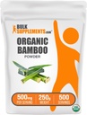 BulkSupplements.com Økologisk Bamboo pulver - Silica Supplements, Bamboo Supplement - Glutenfri, 500 mg per servering, 250g (8,8 oz) (Pack of 1)