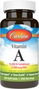 Carlson - Vitamin A solubilisert, 10000 IE (3000 mcg RAE), Vannløselig, Visjon helse, 250 mcg