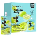 Hetstia Konjac Jelly Grønn Grape Flavor, 10 Pouches, Drikkebar Grape Jelly med Collagen Peptides, 7 Kcal, Sukkerfri, Glutenfri, Keto, Vegan, On-The-Go Chewy Light Snacks