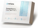 Verisana Liver Test – hjemme lever helse og funksjonskontroll – 7 Biomarkører inkludert ASAT, ALT, GGT, ASAT/ALAT forhold, HbA1c, HsCRP, TBILI – CLIA-sertifisert Lab