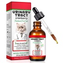 Urinakt for katter, Naturlig katt urinveis infeksjons infeksjonsdråper støtter Blader, Nyrestein, Cat UTI, Cranberry Nyre Bladder støtte Supplement, Kylling Flavor - 60ml / 2,02oz