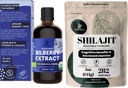 Jungle pulvere organisk vilde bilbær ekstrakt for øyne Bilbær Supplement for øyne, Shilajit pulver for menn 10:1 ekstrakt immun støtte energi