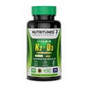 Vitamin D3 K2-5000 IU D3 & 100mg K2 MK-7 – støtter bein, hjerte og immun helse – K2 D3 vitamin Supplement – 120 Softgels, 4 måneders forsyning
