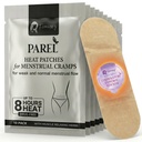Herbal Periode Heat Patches, Tailored for Lav-Normal Flow (10 Pack) - 8 timer lang-lesing, Drug-free Oppvarming Patch for Menstruell Cramps, Bloating & Back Tension - Hud-Safe, Sterk Hold, On-The-Go Relief