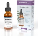 NASALFRESH MD - Eucalyptus Essential Oil - Nasal Irrigasjon - Congestion Relief - Nasal Vasketilsetning - høy kvalitet Essential Oil - Cleanses & Moisturizes Nasal Passages - 1oz
