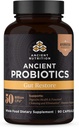 Gamle ernæringsprobiotika, Gut Restore 90ct med Ginger og Fenugreek, støtter dialysefunksjoner, reduserer diarrea, galning, gass og blaating, Superfoods blanding, 50 milliarder CFUs*/Serving
