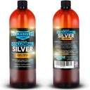 TheraSilver-TheraSilver Labs ACS 225-Advanced Colloidal Silver Liquid-225 PPM-Pure Bioactive Nano Partikler for immunstøtte-32 Oz-Familiestørrelse