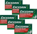 Excedrin Migrain Relief Medisin, 24 Caplets (Pack of 6)