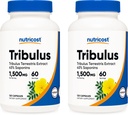 Nutricost Tribulus Terrestris ekstrakt 750 mg, 120 kapsler (2 flasker)