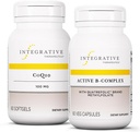 Integrativ terapi Bundle med aktiv B-kompleks, 60 kapsler og coQ10 (100mg), 60 Softgels - Aktiv B-kompleks å støtte energimetabolisme * - CoQ10 å støtte hjerte og hjerne helse*