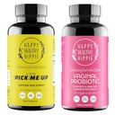 Glad sunn Hippie Vaginal probiotika for kvinner og plukk meg opp naturlig energi piller