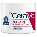 CeraVe Moisturizing Krem for tørr hud relief, 12 Ounce, Fragrance Free Cream med Pramoxin for kløe relief