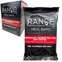 Range måltid Bar - høy kalorimåltid utskiftning barer - Glutenfri barer - backpacking måltider - 6 pakke (chokolate, peanut smør og kaffe)