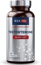 REX MD Testosteron Support Supplement for menn | Støtter energi, utholdenhet, ytelse | naturlige ingredienser inkludert fenugreek hjelp støtte kroppens testosteron nivåer, laget i USA