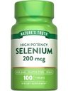 Naturens sannhet Selenium 200 mcg Supplement | essensielle mineral høy styrke tabletter | Vegansk, ikke-GMO & Glutenfri