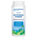 Puregen Labs Antifungal pulver med 2% Miconazol Nitrat for vanlige soppinfeksjoner inkludert Athlets fot, Jock Itch og Ringorm, Talc Free, 3 oz (85g)
