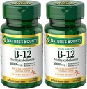 Natures Bounty Methylcobalamin B12 Mikrolozenge Tabletter, 1000 mikrog, 120 greve), 60 greve (pakke på 2)