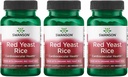 Swanson laget med økologisk tradisjonell rød yeast Rice 600 Milligrams 60 Veg Capsules (3 pakke)