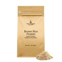 PURE ORIGINAL INGREDIENTS Brun Rice Vegansk protein pulver (1 lb) Sprouted Brown Rice, Glutenfri, Shakes & Smoothies
