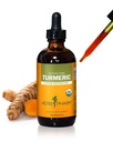 Herb Pharm Certified Organic Turmeric Root Liquid Extract for stomatoid System Support - 4 oz