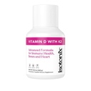 Isotonix vitamin D med K2, fremmer normal beinmineral tetthet, fremmer sunne arterier, bidrar til å opprettholde bein helse, støtter immun helse, marked Amerika (90 serveringer)