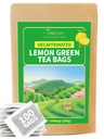 TeeLux Decaf sitron grønn te, glatt dekaffeinert grønn te med forfriskende sitron Aroma & Flavor, 100 greve