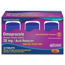 Ohm Omeprazol 20mg, 42 forsinkede tabletter, syre Reduser for hyppig hjertebrann, 24-timers relief Heartburn medisin, hjelper med å lindre mage og bryst Discomfort (6 ukers forsyning, 42, greve)