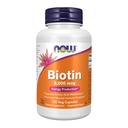 Nå Mat av nå Biotin Energiproduksjon 5000 mikrogram- 120 Vcaps