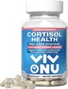 VivoNu Cortisol Health - Hjelper Sustain sunn energi, balansert kortisol respons, avslapping og dyp søvn - Ashwagandha L-Theaine Magnesium - Non-GMO - 60 Kapsler