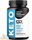 Keto piller med Apple Cider Vinegar, Moder & BHB 1000mg GoBHB eksogene ketoner og bringebær ketoner for metabolisme, Ketose & ACV keto diett støtte