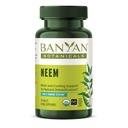 Banyan Botanicals Neem Tabletter – Økologisk Neem Leaf (Azadirachta Indica) – Støtter naturlig avgiftsgivning, sunn hud og immunhelse* – 90 tabletter – ikke-GMO Sustainablely Sourced Vegan