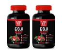 antioksidant supplement - GOJI BERRY COPLEX - Med POMEGRANATE, RESVERATROL, NONI, ACAI - Pomegranate vitamin e for huden - antioksidant kosttilskudd - antioksidanter vitaminer - 2 Bot 120 Caps