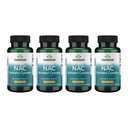Swanson NAC - N-Acetyl Cysteine - Supplement 600 mg 100 kapsler (4 Pakke)