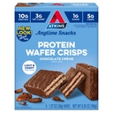 Atkins sjokolade Crème Protein Wafer Crips, Protein Dessert, 4g Net Carb, 1g Sukker, Høy i Fiber, Keto Vennlig, 5 greve