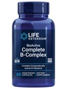Life Extension BioActive Complete B-Complex, hjerte, hjerne og nerve støtte, sunn energi, metabolisme, komplett B kompleks, 60 vegetariske kapsler