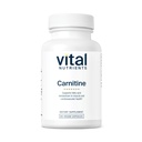 Vitale næringsstoffer karnitin 500mg L-karnitin Supplement for hjertehelse Støtte | Vegansk energi støtte Supplement | Gluten, Dairy, Soya Gratis | Ikke-GMO | 60 Kapsler