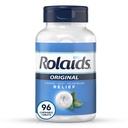 Rolaids Original Styrke Antacid, 96 Chewable Tabletter, Mint Flavor, Original Styrke Heartburn Relief