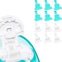 FireAnt Silikon Salt Pads Påfyller Kompatibel med Navage Nasal Care, Reusable salt Pods erstatning tilbehør, enkel operasjon (12 Pack - hvit 6 + blå 6)