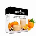 Protiwise høyprotein Shake & Pudding Mix | 15g Protein, Lavt fett, Lav kalori, Lavt sukker | Glutenfri KETO Diet | Måltid Erstatning for sulterkontroll | Orange kremsikkel | 7/Box