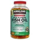 Kirkland Signatur Kirkland Signatur Wild Alaskan Fish Oil 1400 mg Diett Supplement (Netcount 230 Myke Gels), 230Count ()