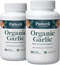 Mønster velvære Odorless organisk hvitløk – 1000mg – immun, sirkulerende og hjerte helse støtte – ikke-GMO & Glutenfri – 60 Vegankapsler