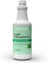 Naturens solskinn flytende klorofyll ekstra styrke - immunitet støtte, Detox & Cleanse, Klorofyll flytende dråper med Spearmint olje, naturlig energi øke, intern deodorant - 16 Fl Oz