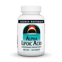 Kilde Naturals Alpha Lipoic Acid 200 mg støtter sunn sukkermetabolisme, leverfunksjon og energigenerasjon - 120 tabletter