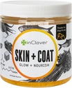 I Clover Hund Hud og Frakk Supplement, BioRadiant Naturlig Supplement for hunder, sunn hud og Coat, Fiskeolje alternativ bruker Carrots, Coconut, Omega 3's, Biotin og sink Soothe hud