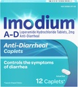 Imodium AD diarrea Relief Caplets med Loperamid Hydrochlorid, 12 greve
