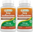 Best Naturals Soya Isoflavoner 750 mg 120 kapsler (120 greve (pakke på 2))