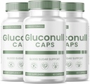 SpRESSO (3 pakke) Gluconull Kapsler, Gluco Null Glyco Optimizer, Gluco Null Natural Blood Vessel Cleaner, Gluconull for naturlig helse (180 kapsler)
