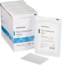 McKesson Non-Adherent Dressing Pads, Sterile, Nylon/Polyester, 2 i x 3 i, 100 greve, 1 pakke
