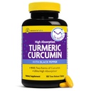 InnovixLabs Turmeric Curcumin med Black Pepper Extract - høy absorpsjon Turmeric og Curcumin kosttilskudd med BioPerine, C3 Redukt og Curcumin C3 Complex - 100 tids release tabletter